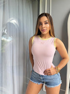 Camiseta Básica Doble Tono