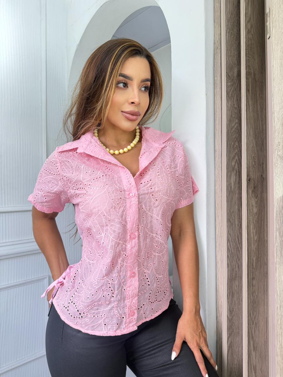Blusa en hojalillo